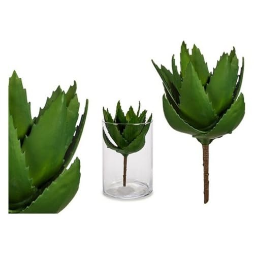 Bigbuy Home Dekorative Pflanze Aloe Vera, 14 x 23 x 14 cm von Bigbuy Home