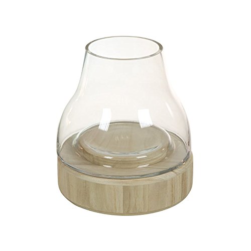 Bigbuy Home S0105291 Teelichthalter aus Holz, Kollektion Pure Crystal Deco by Homania von Bigbuy Home