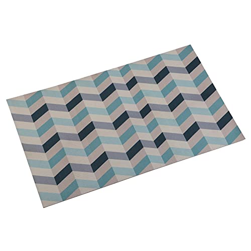 Bigbuy Home S3405472 Teppich, Polyester, Welle, Blau, 50 x 2 x 120 cm von Bigbuy Home