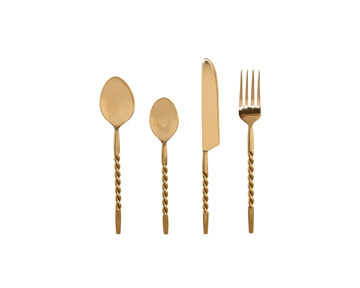 Bigbuy Besteck-Set Besteck SanLove Gold Edelstahl 4,5 X 2 X 21 CM 16 Stücke, Edelstahl Bigbuy Besteck-Set Besteck SanLove Gold Edelstahl 4,5 X 2 X 21 CM 16 Stücke, Edelstahl von Bigbuy