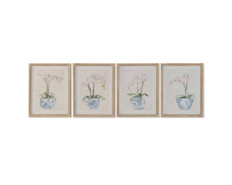 Bigbuy Bild Bild SanLove Blau Weiß Orientalisch 35 x 2,5 x 45 cm 4 Stück Bigbuy Bild Bild SanLove Blau Weiß Orientalisch 35 x 2,5 x 45 cm 4 Stück von Bigbuy