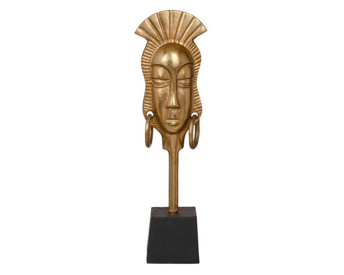 Bigbuy Dekoobjekt Deko-Figur 14,5 x 10,5 x 50 cm Schwarz Gold Afrikanerin von Bigbuy