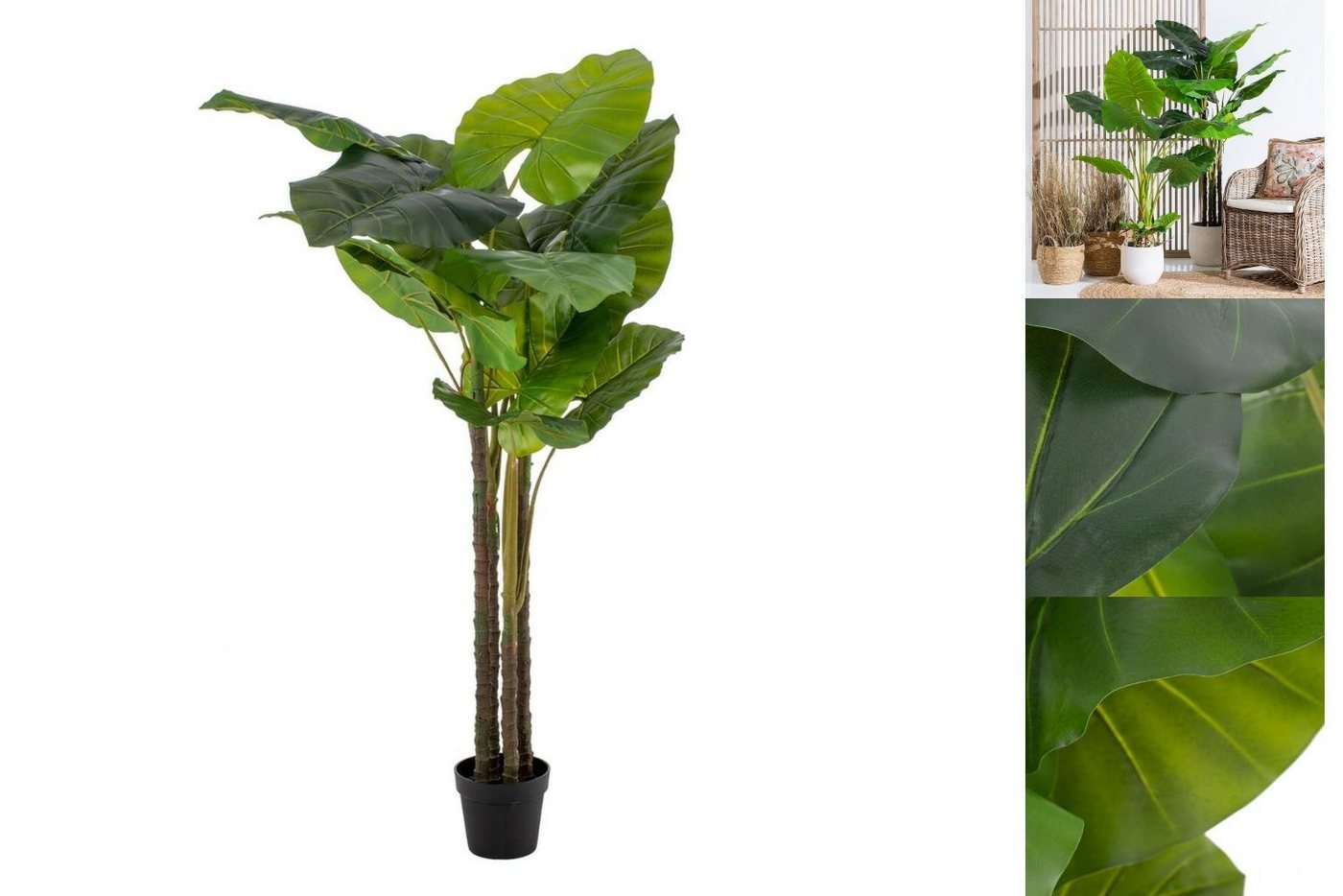 Bigbuy Dekoobjekt Dekorationspflanze 75 x 60 x 155 cm grün Philodendron von Bigbuy