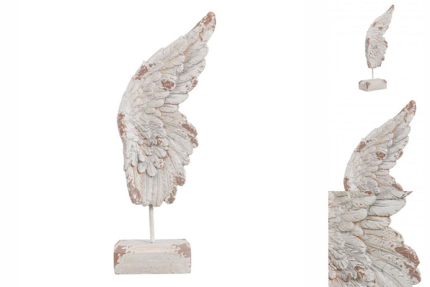 Bigbuy Dekoobjekt Skulptur 22 x 10 x 62 cm Flügel von Bigbuy