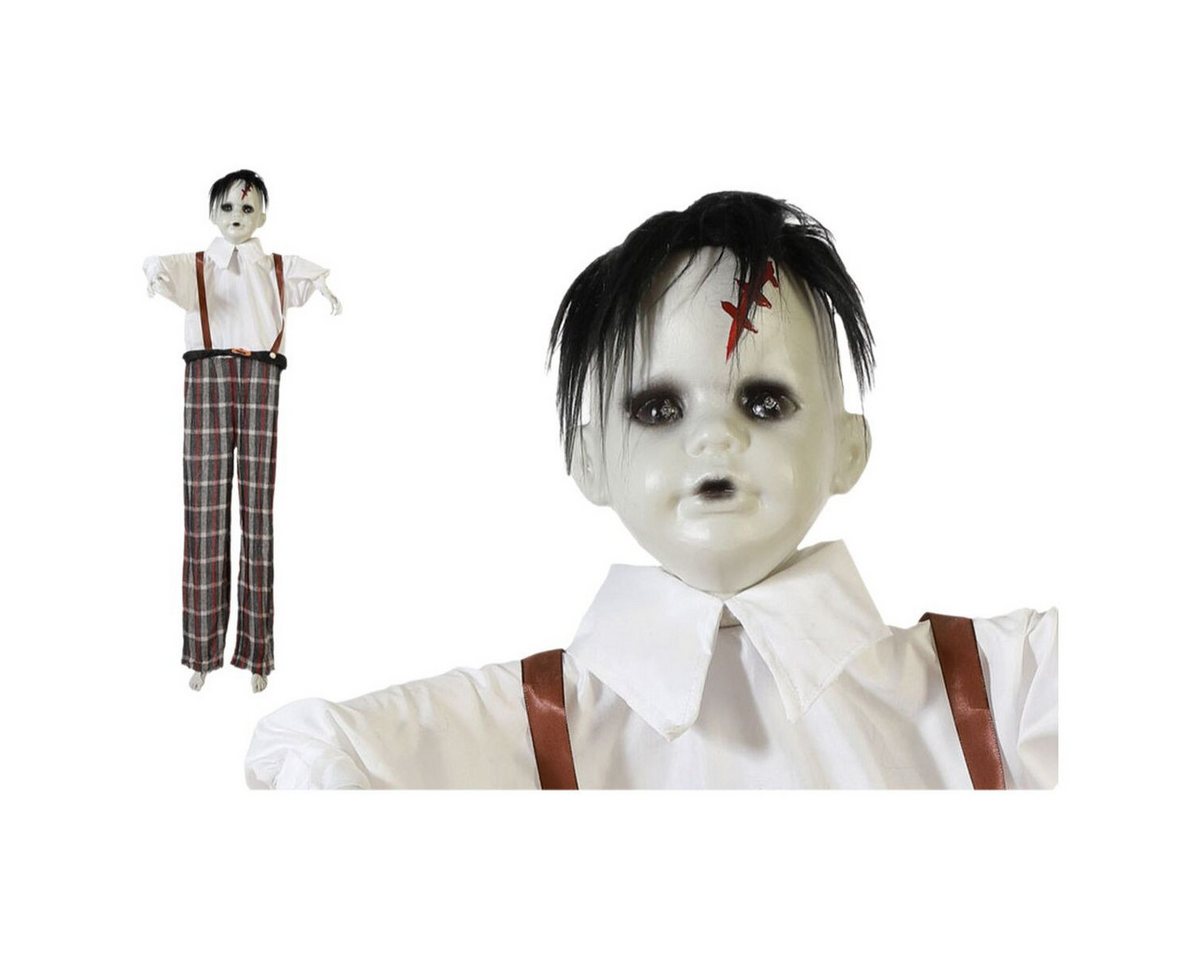 Bigbuy Hängedekoration Halloween-Dekoration 122 cm Weiß Geist Kind von Bigbuy