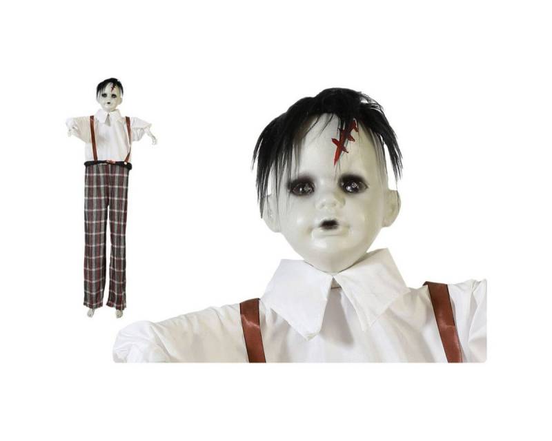 Bigbuy Hängedekoration Halloween-Dekoration 122 cm Weiß Geist Kind von Bigbuy