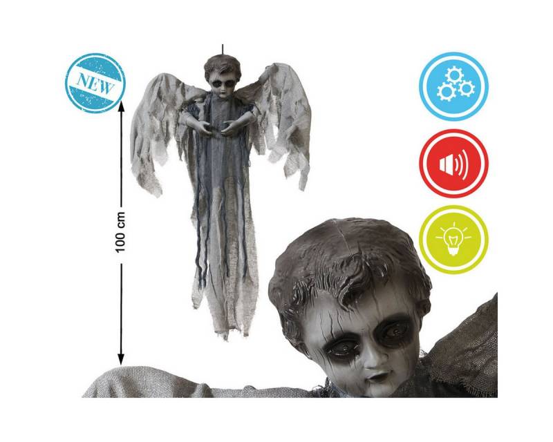 Bigbuy Hängedekoration Halloween-Dekoration Engel 100 x 80 cm von Bigbuy