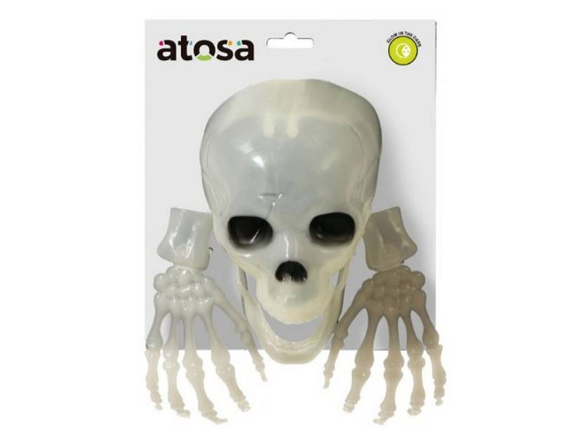Bigbuy Hängedekoration Halloween-Dekoration Totenkopf von Bigbuy