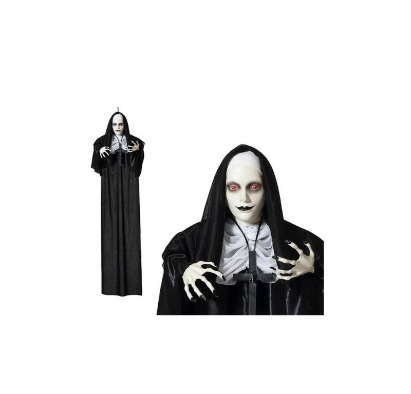 Bigbuy Hängedekoration Halloween Party Grusel Dekoration Finstere Nonne 120 cm Lichteffekt von Bigbuy