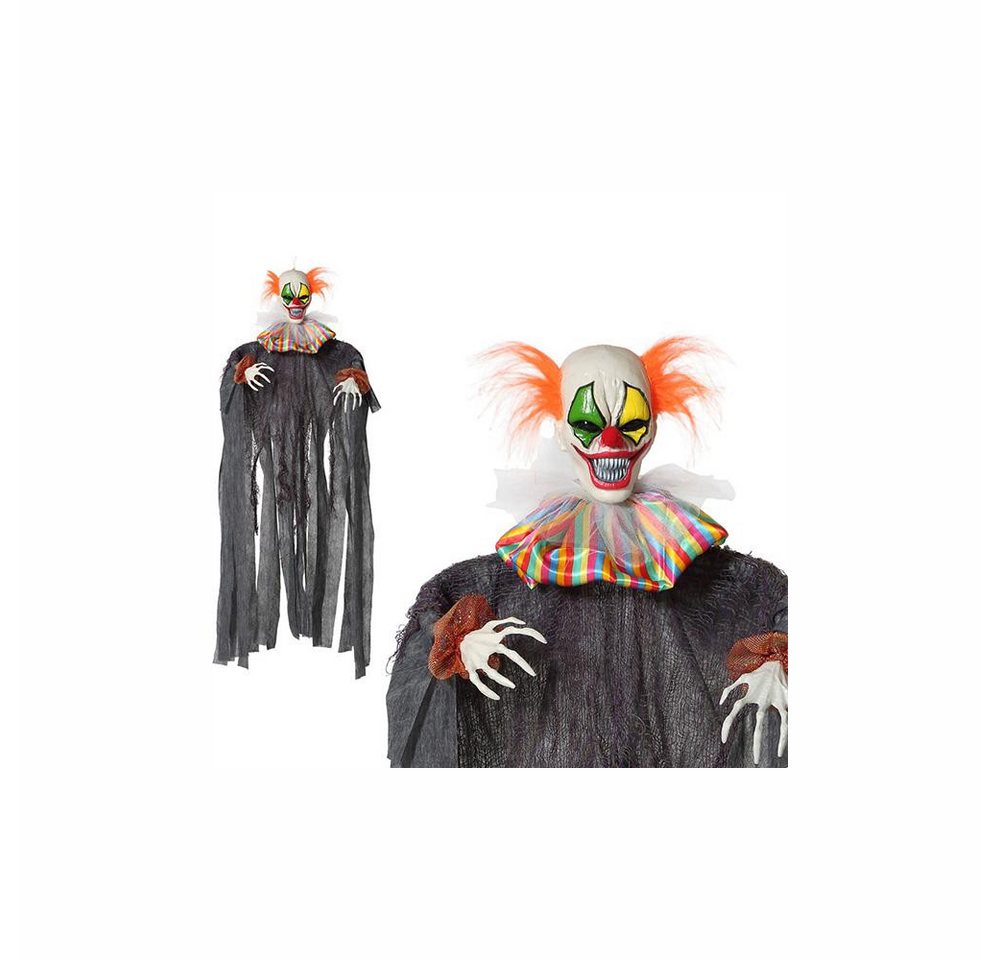 Bigbuy Hängedekoration Halloween Party Grusel Dekoration zum Aufhängen Clown 120 cm orange von Bigbuy