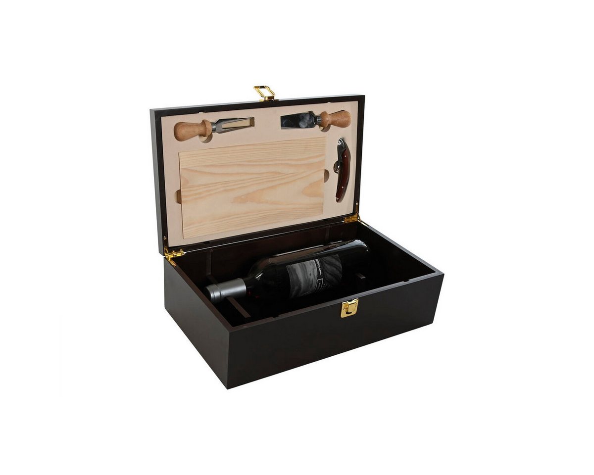 Bigbuy Korkenzieher Weinzubehör-Set SanLov Dunkelbraun Holz MDF 36 x 21 x 12 cm Bigbuy Korkenzieher Weinzubehör-Set SanLov Dunkelbraun Holz MDF 36 x 21 x 12 cm von Bigbuy