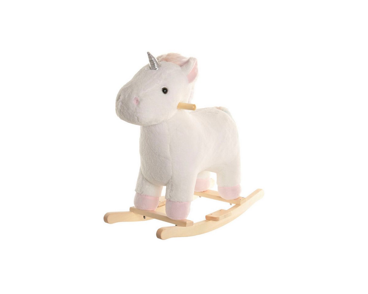 Bigbuy Schaukelstuhl Schaukelstuhl SanLove Weiß natürlich Einhorn Bigbuy Schaukelstuhl Schaukelstuhl SanLove Weiß natürlich Einhorn von Bigbuy