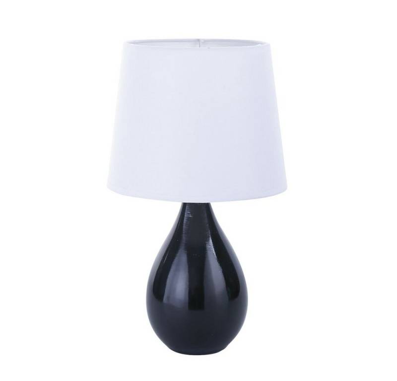 Bigbuy Schreibtischlampe Tischlampe Camy Schwarz aus Keramik 20 x 35 x 20 cm von Bigbuy
