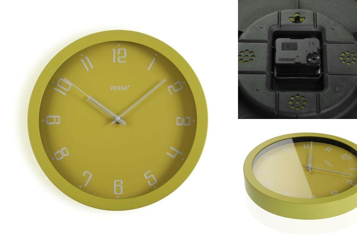 Bigbuy Uhr Wanduhr Kunststoff 4,3 x 30 x 30 cm von Bigbuy