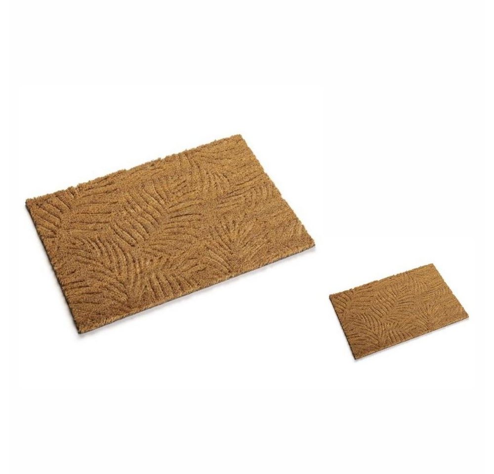 Fußmatte Türmatte Fußmatte Hojas Kokosnuss Faser 40 x 2 x 60 cm Schmutzfangmatt, Bigbuy, Höhe: 2 mm von Bigbuy