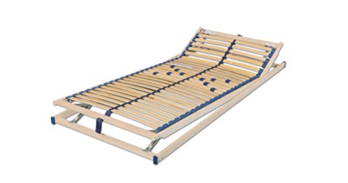 Malie Spar-Set 180x220 cm bestehend aus: 2 x Lattenrost Olympus mit Kopf- und Fußteilverstellung in Überlänge 90x220 cm - SOFORT LIEFERBAR! von Bigcago