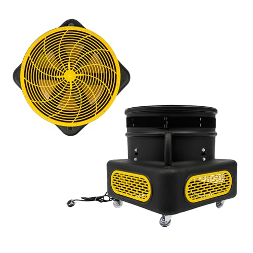 Puppentänzer Gebläse 750W Gebläse Hüpfburggebläse Luftgebläse Für Aufblasbare Puppe Tänzer Hüpfburgen 2800rpm Elektrisches Radialgebläse,Für Familie, Unternehmen, Geburtstage, Partys (schwarz) von Biggittig