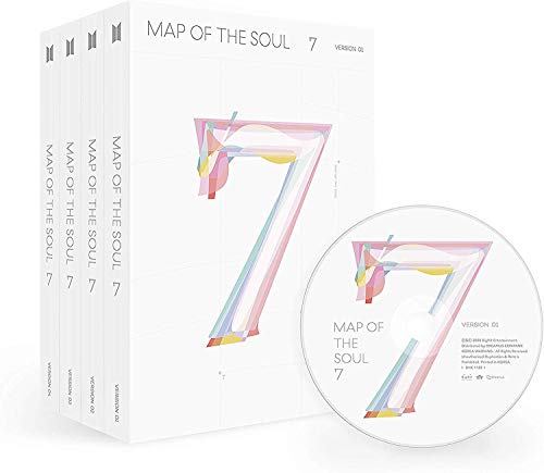 BTS MAP OF THE SOUL : 7 - [Ver.3] CD, Fotobuch, gefaltetes Poster, andere mit extra dekorativem Aufkleber-Set, Fotokarten-Set von BigHit
