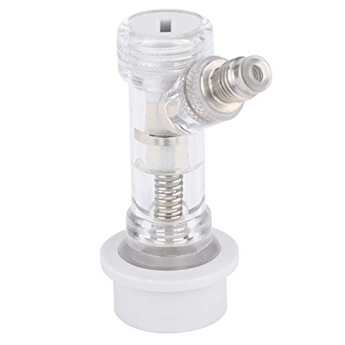 Keg Disconnect, Transparent Ball Lock Keg Disconnect mit internem Rückschlagventil Beer Keg Connector Zubehör von BigKing
