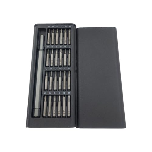 Biglumin Klein Schraubenzieher - 24 IN 1 Mini schraubendreher set, Tragbares screwdriver Werkzeug, Feinmechaniker Schraubendreher Set Mini Werkzeug, Werkzeugset für Handy PC Laptop Brillen usw. von Biglumin