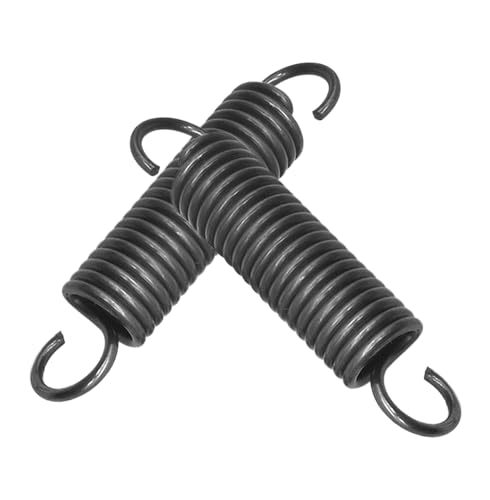 2 Stück Zugfeder 250 mm Freie Länge, 1.5 mm Drahtdurchmesser, 20 mm OD, Doppelhaken-Zugfeder aus Federstahl 2 Stück Zugfeder 250 mm Freie Länge, 1.5 mm Drahtdurchmesser, 20 mm OD, Doppelhaken-Zugfeder aus Federstahl von Bihahyj