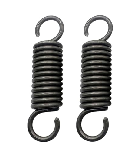5 Stück Zugfeder 180 mm Freie Länge, 0.9 mm Drahtdurchmesser, 12 mm OD, Doppelhaken-Zugfeder aus Federstahl 5 Stück Zugfeder 180 mm Freie Länge, 0.9 mm Drahtdurchmesser, 12 mm OD, Doppelhaken-Zugfeder aus Federstahl von Bihahyj