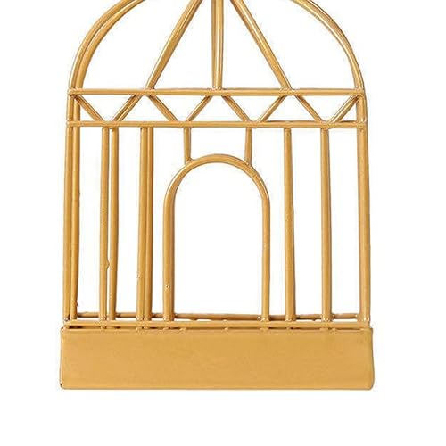 Biitfuu Metall Weihrauch Repellenthalter Safe Vogelkäfig -Design Asche Kollektion für Wohnzimmer Im Häuslichen Schlafzimmer (Golden) von Biitfuu