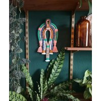 Indigener Wandschmuck, Makramee Wandbehang, Macrame Tapestry Indigener Wandschmuck, Makramee Wandbehang, Macrame Tapestry von BijousDesigns
