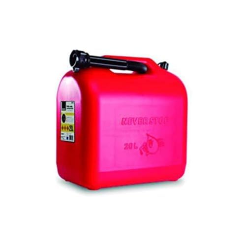 Benzinkanister - 20 Liter - aus Polyethylen - Kraftstoffkanister für Treibstoff aller Art - mit Ausgießer - UN Zulassung - Modell B20ECO - Bikain von Bikain