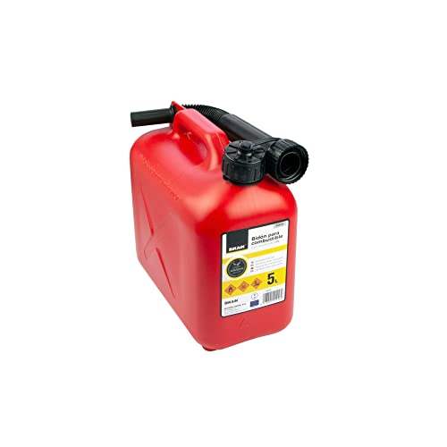 Benzinkanister - Modell B5ECO - Hergestellt aus Polyethylen - Für 5 Liter Inhalt - Beständig gegen Kraftsoffzusätze - Mit Auslaufrohr - UN-Zertifiziert - Bikain von Altuna