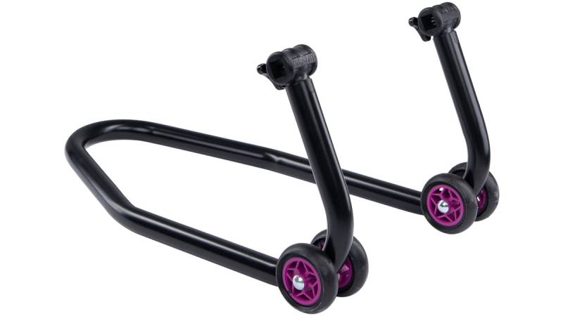 Bike Lift Creator Vorderradständer, Bike Lift Rollenfarbe: Violett, Bike Lift Aufnahme: Dornaufnahme von Bike Lift