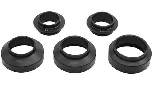 Bikeservice Adaptersatz für Montagewerkzeugsatz für Lenkkopflager 5-teilig von BikeService