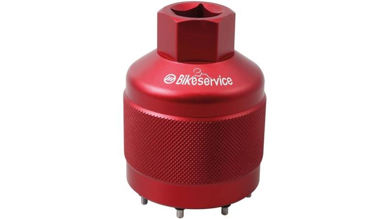 Bikeservice Gabelkappenschlüssel 42 mm, für ÖHLINS Gabel, 8-Zapfen von Bikeservice