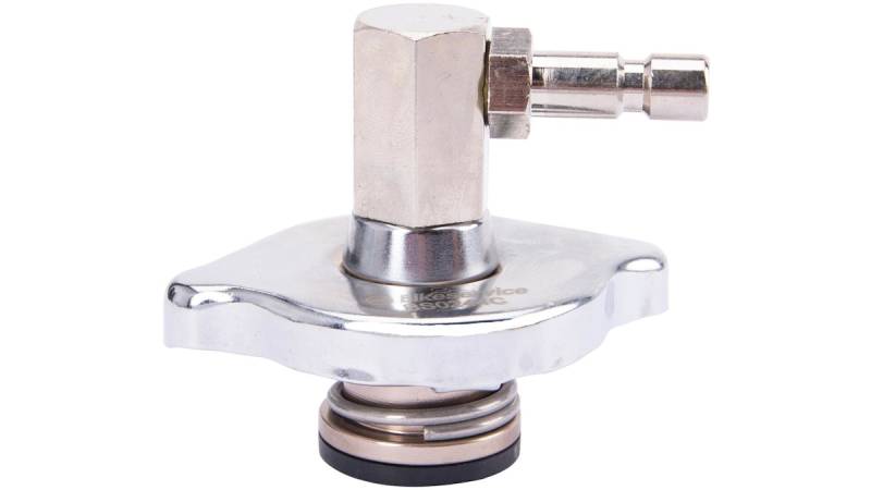 Bikeservice Kühlerdeckeladapter 90° Winkel-Anschluss, kleine Flügel von Bikeservice