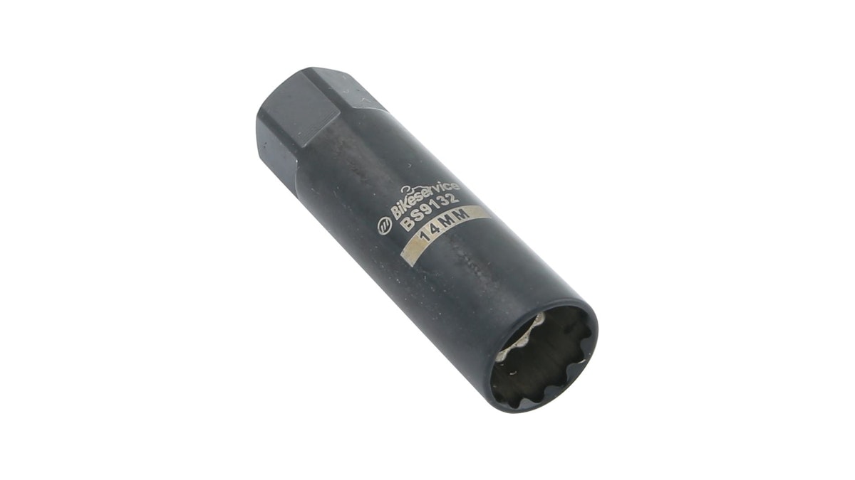 Bikeservice Steckschlüsseleinsatz Extra Thin 14 mm, Bi-Hex 12-kant Bikeservice Steckschlüsseleinsatz Extra Thin 14 mm, Bi-Hex 12-kant von Bikeservice