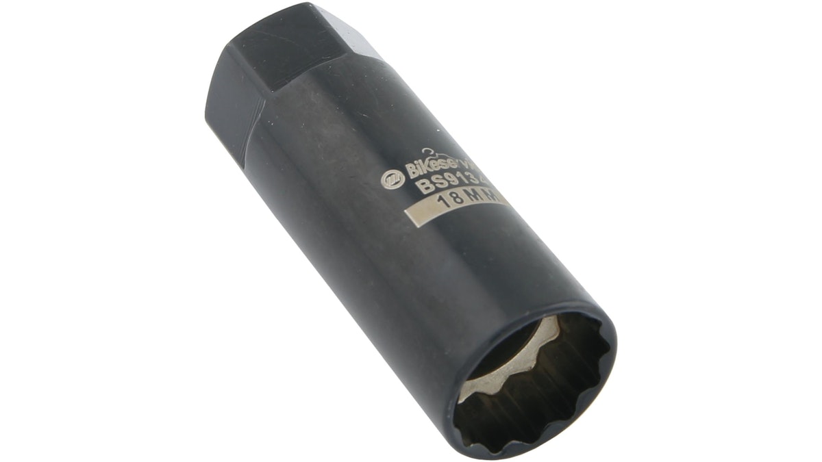 Bikeservice Steckschlüsseleinsatz Extra Thin 18 mm, Bi-Hex 12-kant Bikeservice Steckschlüsseleinsatz Extra Thin 18 mm, Bi-Hex 12-kant von Bikeservice