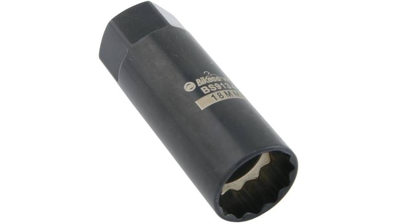 Bikeservice Steckschlüsseleinsatz Extra Thin 18 mm, Bi-Hex 12-kant von Bikeservice
