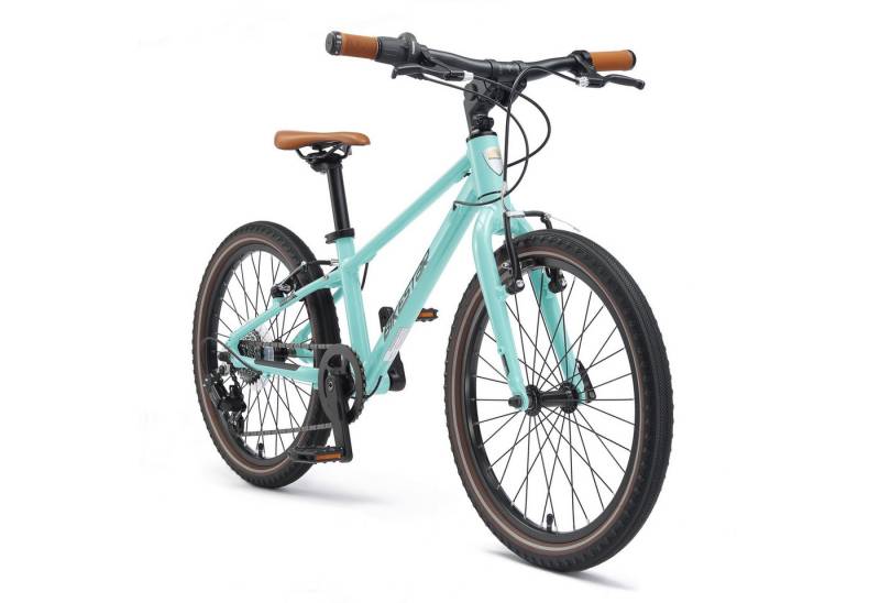 Bikestar Kinderfahrrad Leichtgewicht 8 kg 20 Zoll Aluminium ab 6 Jahre, 7 Gang Shimano RD-M2005 Schaltwerk, Kettenschaltung, Reflektierende Reifen, leichtes Treten, ergonomischer Rahmen von Bikestar