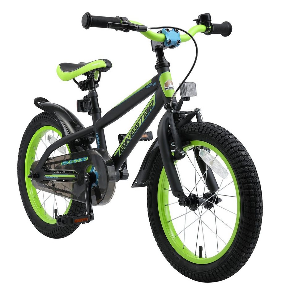 Bikestar Kinderfahrrad Urban Jungle, 16 Zoll, ab 100 cm, 4 - 6 Jahre, Jungen, Mädchen, 1 Gang, Handbremse, Rücktrittbremse, Kettenschutz, Höhenverstellbar Bikestar Kinderfahrrad Urban Jungle, 16 Zoll, ab 100 cm, 4 - 6 Jahre, Jungen, Mädchen, 1 Gang, Handbremse, Rücktrittbremse, Kettenschutz, Höhenverstellbar von Bikestar