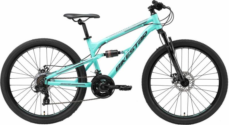 Bikestar Mountainbike, 21 Gang Shimano RD-TY300 Schaltwerk, Kettenschaltung, für Damen und Herren, Kettenschaltung Bikestar Mountainbike, 21 Gang Shimano RD-TY300 Schaltwerk, Kettenschaltung, für Damen und Herren, Kettenschaltung von Bikestar