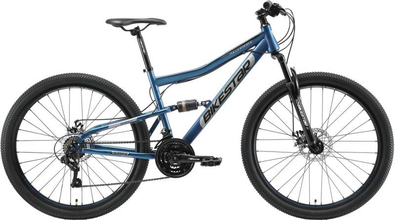 Bikestar Mountainbike, 21 Gang Shimano RD-TY300 Schaltwerk, Kettenschaltung von Bikestar