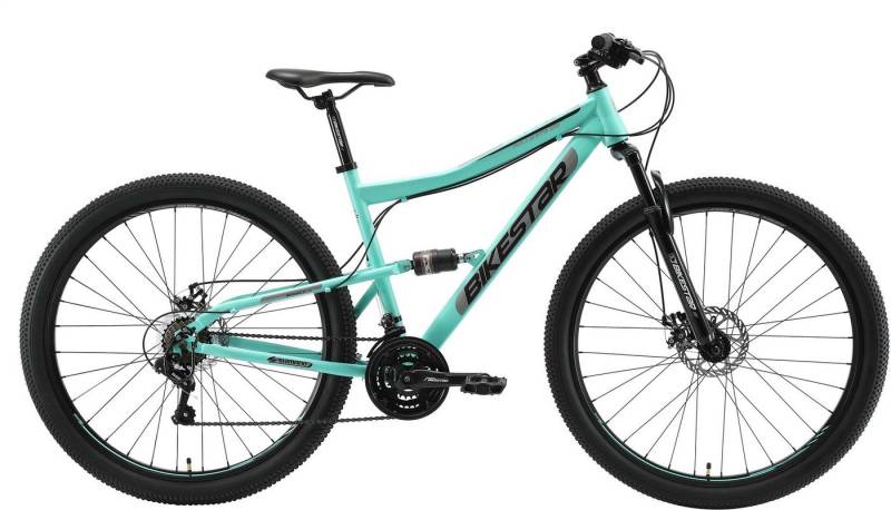 Bikestar Mountainbike, 21 Gang Shimano RD-TY300 Schaltwerk, Kettenschaltung, für Damen und Herren, Kettenschaltung von Bikestar