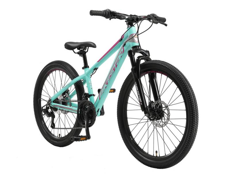 Bikestar Mountainbike 24 Zoll Aluminium Kinderfahrrad, 8 - 13 Jahre, Mädchen, Jungen, 21 Gang Shimano Tourney RD-TY300 Schaltwerk, Kettenschaltung, Scheibenbremsen, Rahmen 33 cm, Hardtail Bikestar Mountainbike 24 Zoll Aluminium Kinderfahrrad, 8 - 13 Jahre, Mädchen, Jungen, 21 Gang Shimano Tourney RD-TY300 Schaltwerk, Kettenschaltung, Scheibenbremsen, Rahmen 33 cm, Hardtail von Bikestar
