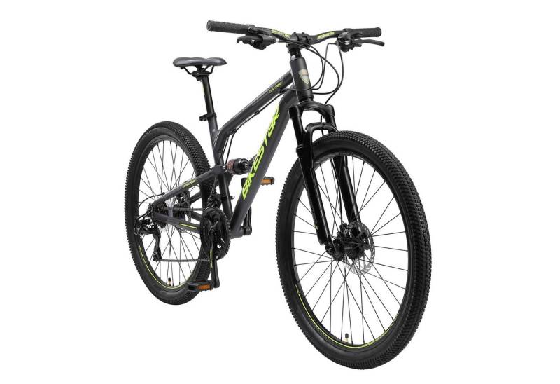 Bikestar Mountainbike 26 Zoll, ab 155 cm, Aluminium, Damen, Herren, 21 Gang Shimano Tourney RD-TY300 Schaltwerk, Kettenschaltung, Scheibenbremse, Rahmen 39.4 cm, Vollgefedert Bikestar Mountainbike 26 Zoll, ab 155 cm, Aluminium, Damen, Herren, 21 Gang Shimano Tourney RD-TY300 Schaltwerk, Kettenschaltung, Scheibenbremse, Rahmen 39.4 cm, Vollgefedert von Bikestar