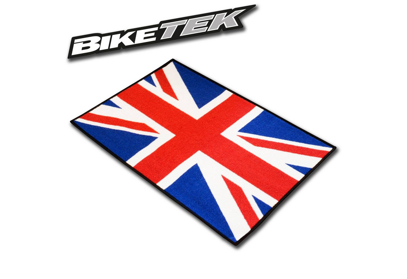 Biketek Designteppich BikeTek Fußmatte Union Jack von Biketek