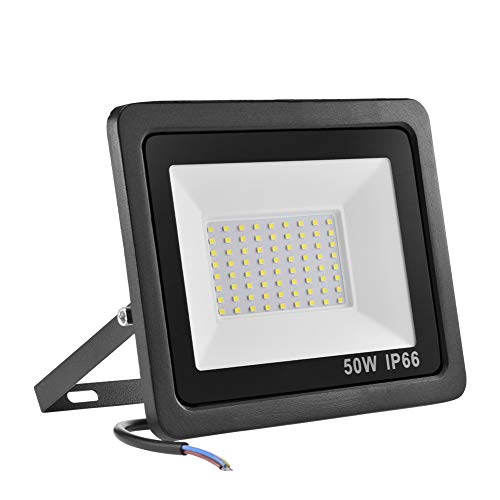 Bikuer 50W Warmweiß LED Strahler, 220V Superhell LED Fluter Flutlicht Außenstrahler, IP66 Wasserfest 6000K Tageslichtweiß, Ideale Wandleuchte Außenbeleuchtung für Garten, Garage, Hotel ect. Bikuer 50W Warmweiß LED Strahler, 220V Superhell LED Fluter Flutlicht Außenstrahler, IP66 Wasserfest 6000K Tageslichtweiß, Ideale Wandleuchte Außenbeleuchtung für Garten, Garage, Hotel ect. von Bikuer