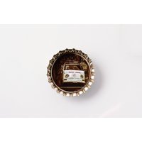 Oldtimer Bus Kronkorken Magnet Kühlschrankmagnet Vintage Retro Hippie Oldtimer Bus Kronkorken Magnet Kühlschrankmagnet Vintage Retro Hippie von BildArt