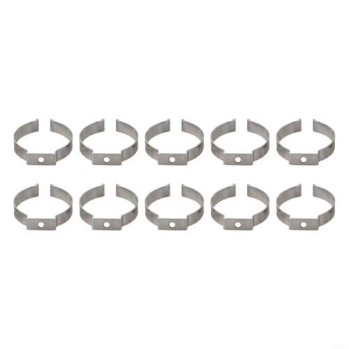 10 Stück offene Federklammern für Werkzeugaufbewahrung für Garagen und Schränke (32 mm (52 mm) von BildeeMait