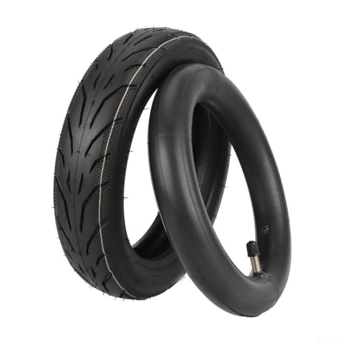10X2.125 Scooter Innen- und Außenschlauch-Set kompatibel mit Größe 9 F20 F30 / Fit für F40 / Fit für Xiaomi 4 Lite 2. Generation Elektroroller Reifen Ersatzteile Gummi Schwarz (Innenrohr schwarz) von BildeeMait