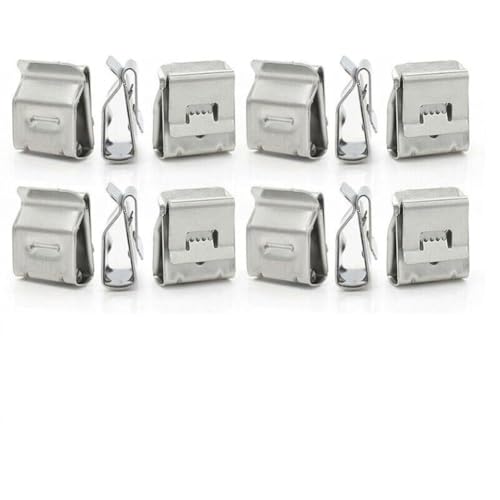 203050100 Stück Solar-PV-Kabelbinder-Clips aus Edelstahl für sichere Kabelführung (20 Stück) von BildeeMait